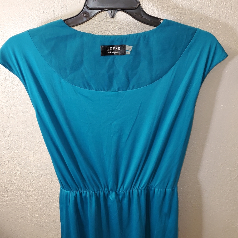Guess Teal Vintage-style Dress (8)